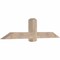 Ekena Millwork Eugene Smooth Timber Gable Bracket, Douglas Fir, 72"W x 18"H x 5 1/2"D x 5 1/2"F, 6/12 Pitch GBW072X18X0606EUG00SDF - alternate 2